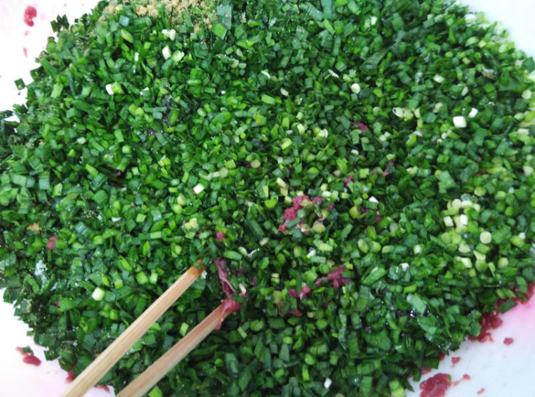 牛肉韭菜玉米面包步骤5