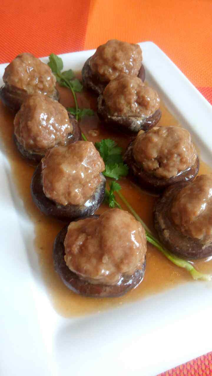 香菇大力牛肉丸#多效步骤11