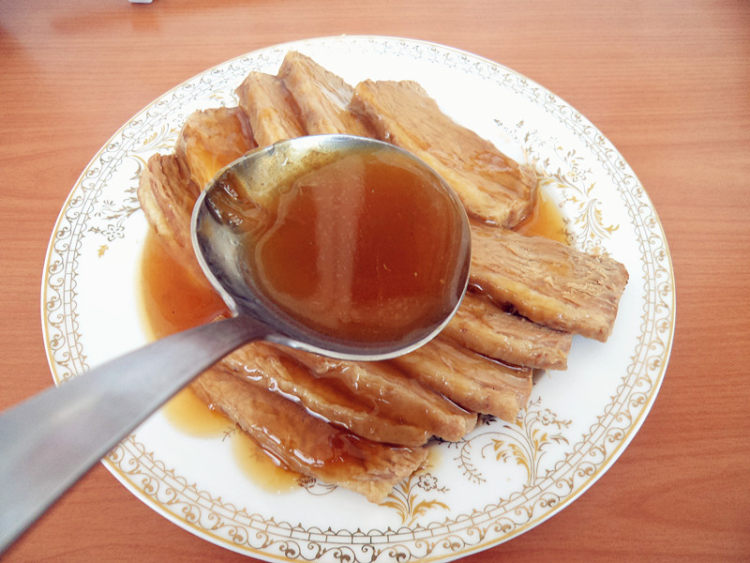 扒牛肉条步骤9
