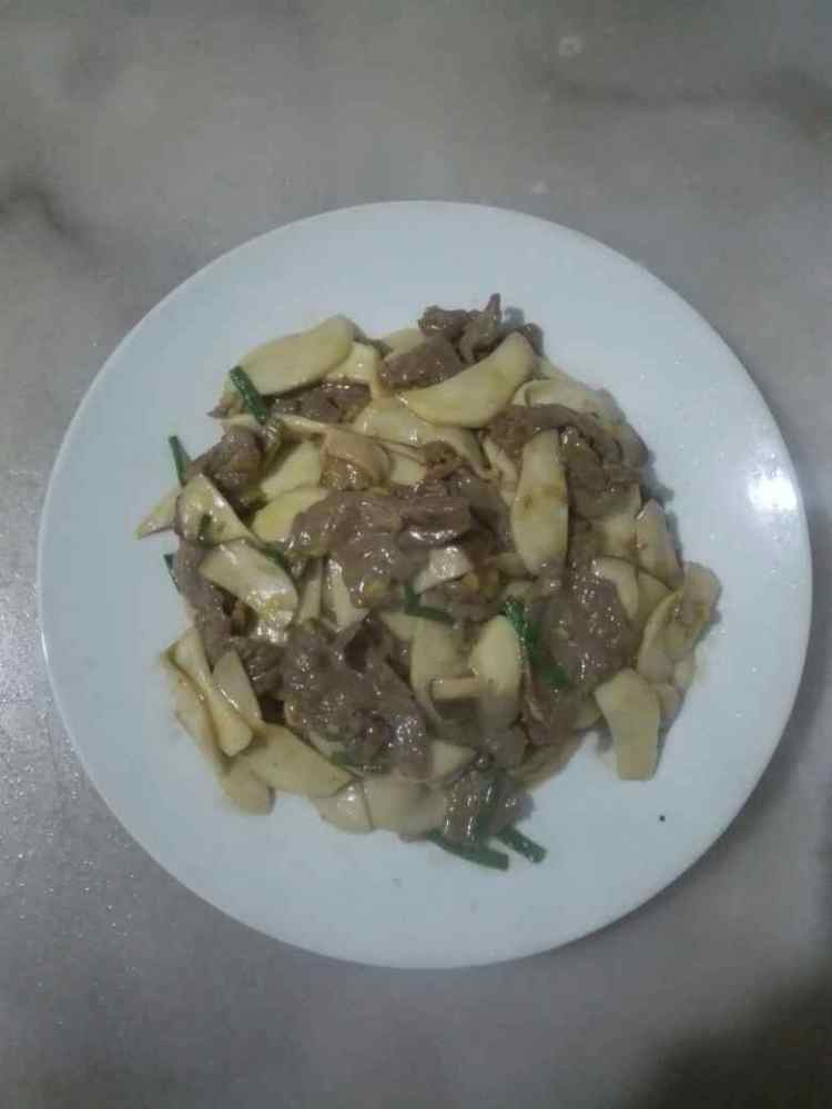 牛肉炒杏鲍菇步骤6