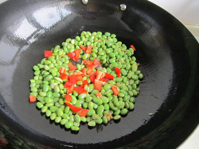 毛豆炒牛肉步骤6