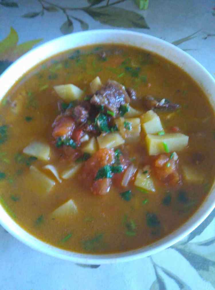牛肉炖柿子土豆步骤7