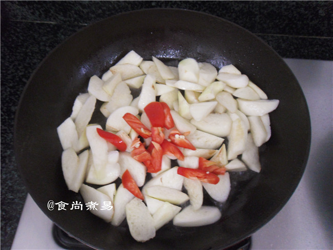 牛肉秋葵炒茭白步骤7