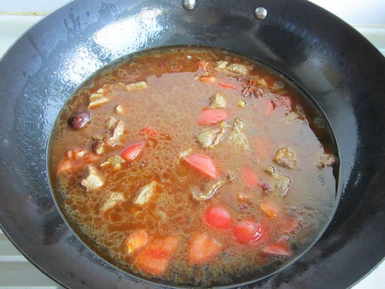 胡萝卜烧牛肉步骤9
