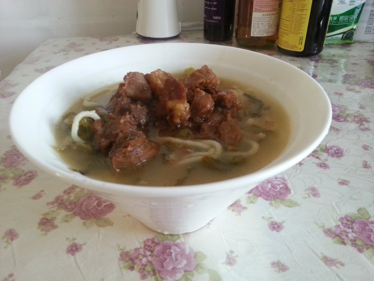 酸菜牛肉面步骤15