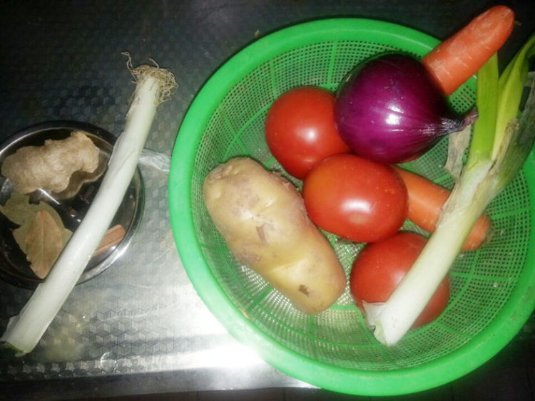 蕃茄焖牛肉步骤1