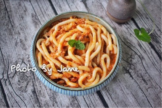 茄汁肉酱乌冬步骤9