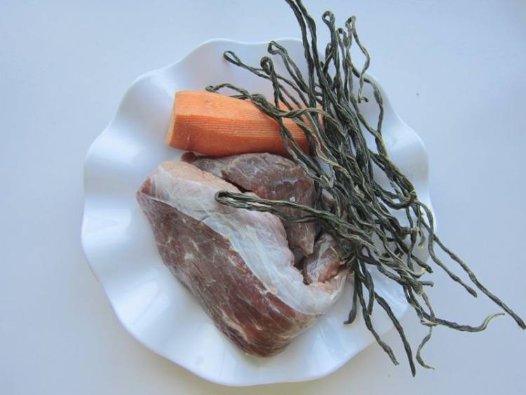 干豇豆烧牛肉步骤1