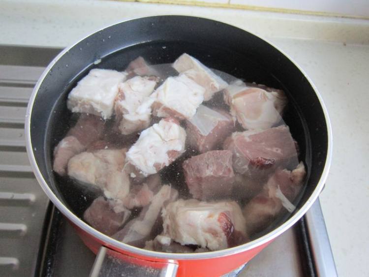 干豇豆烧牛肉步骤6