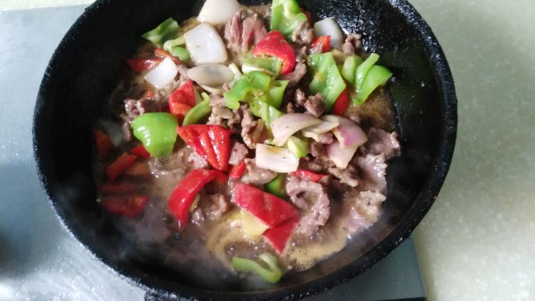 黑胡椒牛肉步骤10