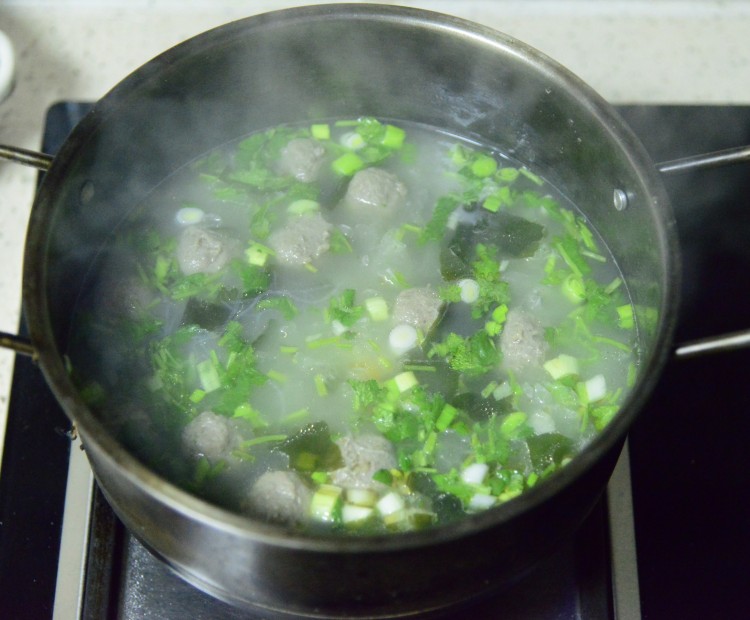 生汆牛肉丸步骤15