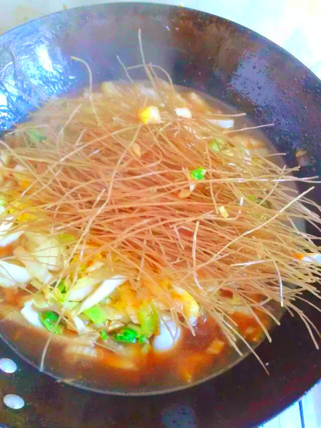白菜粉丝烧牛肉步骤10