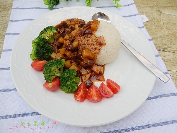 黑椒牛肉盖浇饭步骤12