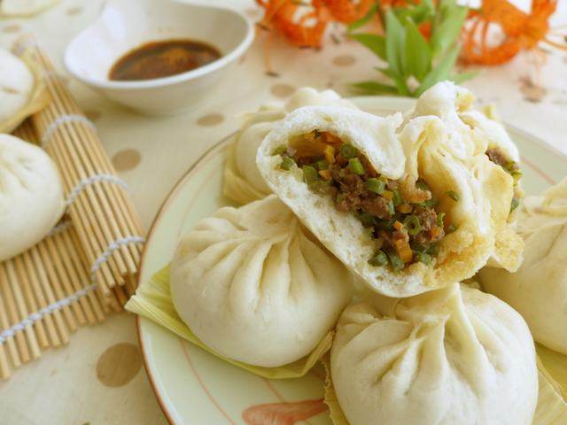 豇豆牛肉蒸包步骤9