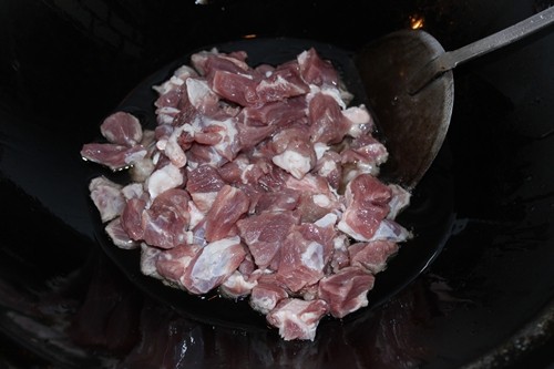 花生牛肉辣酱步骤4