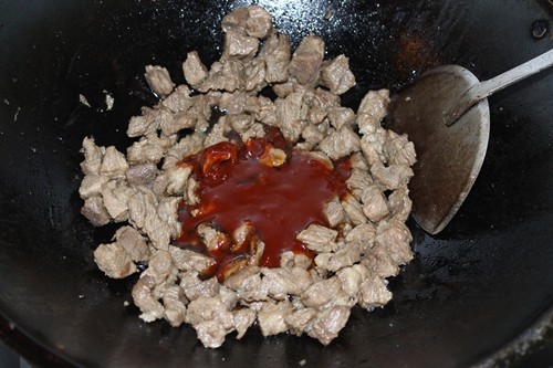 花生牛肉辣酱步骤6