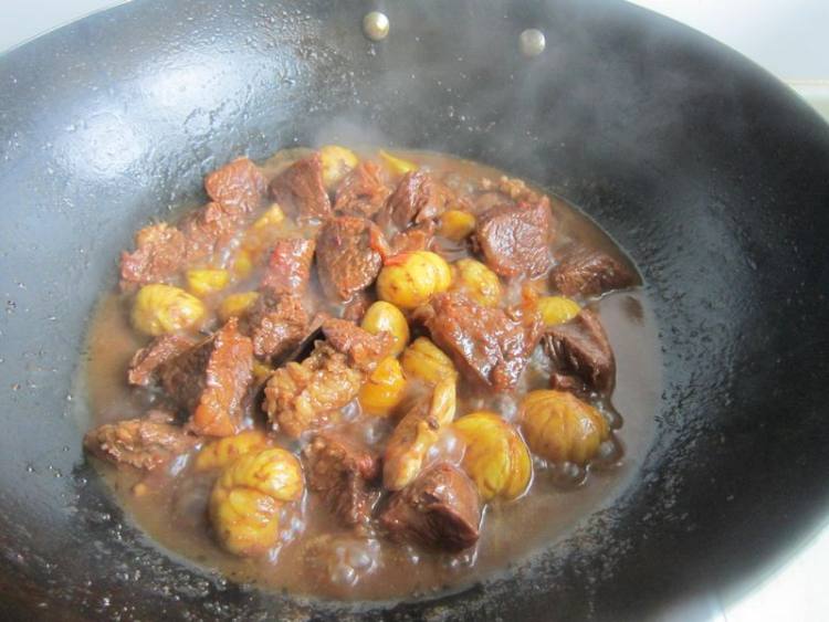 栗子烧牛肉步骤11