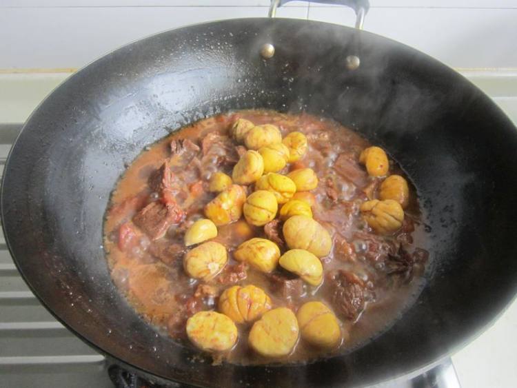 栗子烧牛肉步骤9