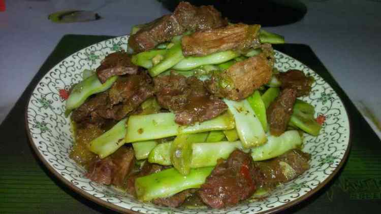 牛肉片炖豆角步骤10
