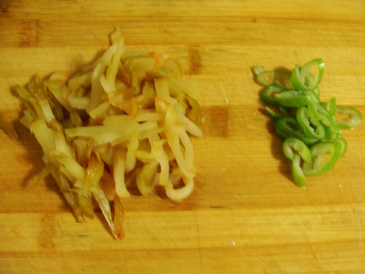 榨菜炒牛肉步骤2