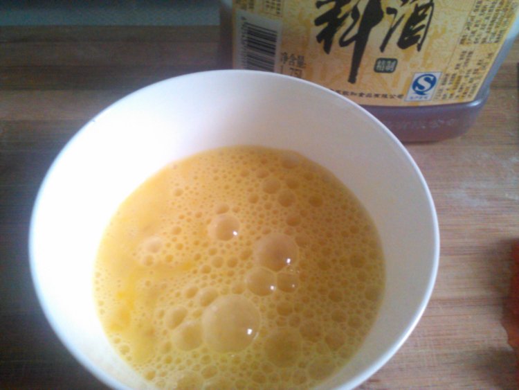 牛肉口蘑蛋羹步骤2