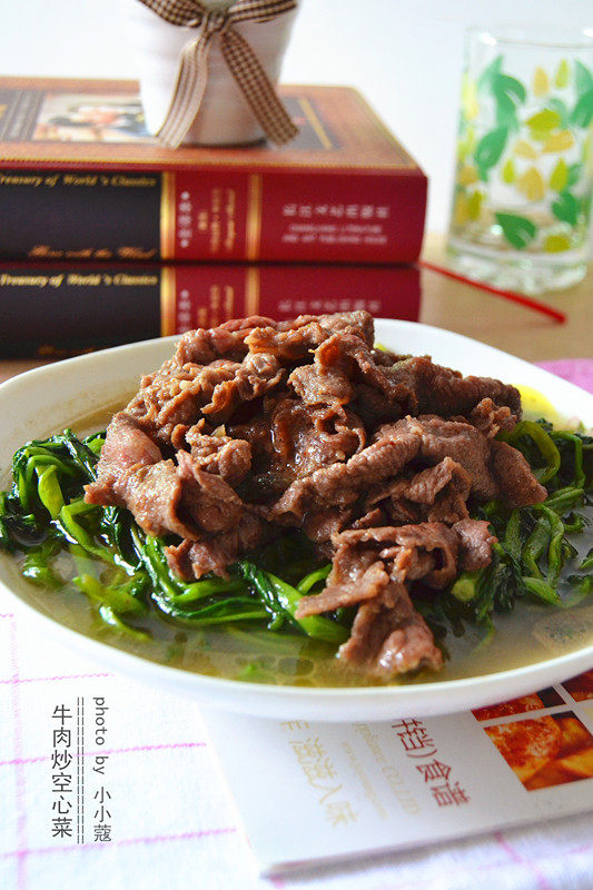 牛肉炒空心菜步骤11