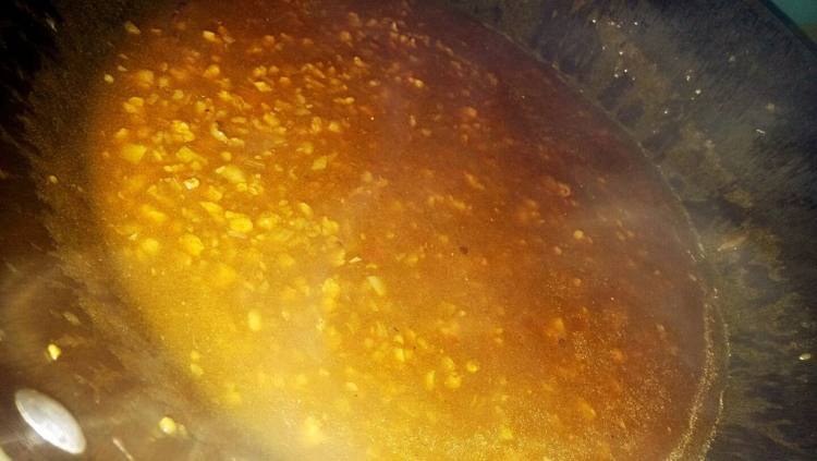 香辣牛肉榨菜豆腐花步骤8