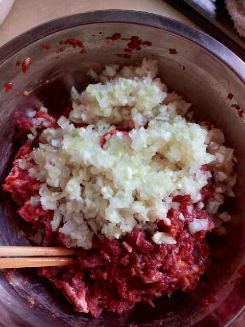 发面牛肉饼步骤4