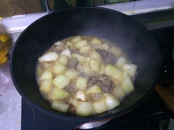 冬瓜炖牛肉步骤5