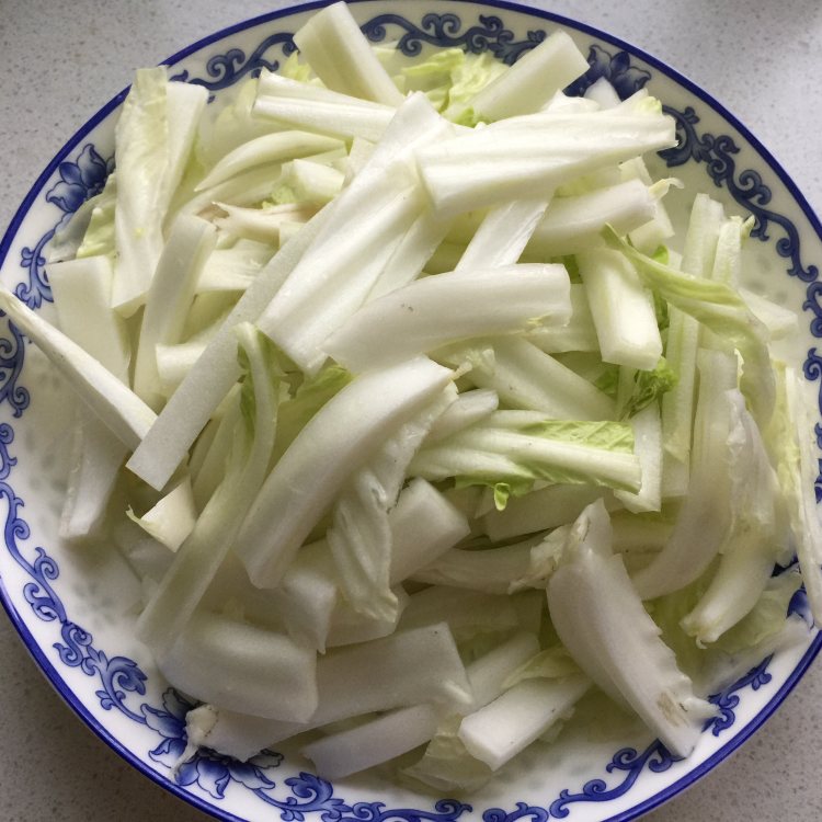 大白菜炒牛肉步骤2
