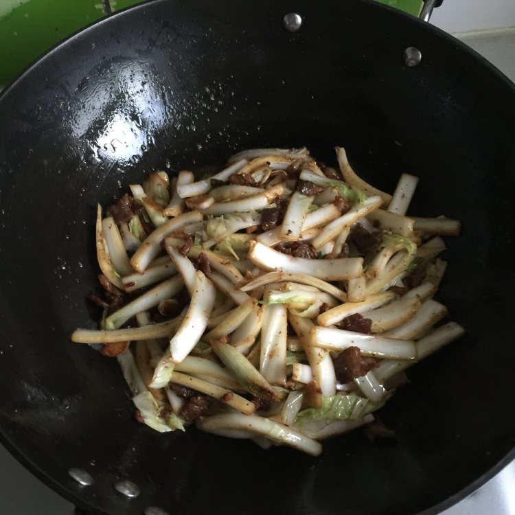 大白菜炒牛肉步骤9