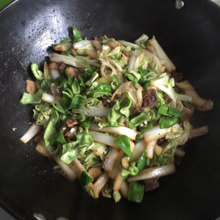 大白菜炒牛肉步骤11