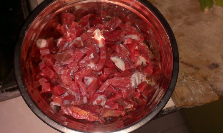 牛肉豆角馅步骤2