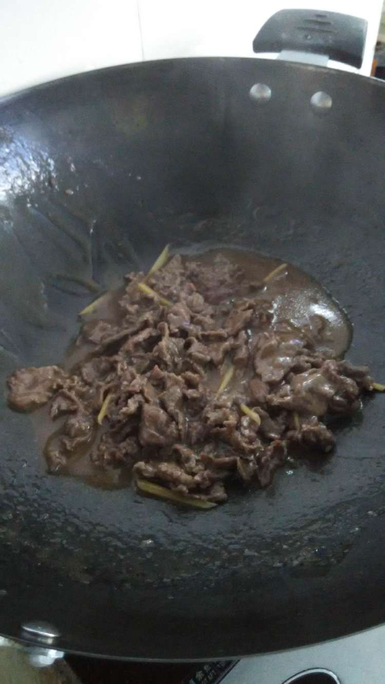 清炒牛肉步骤6