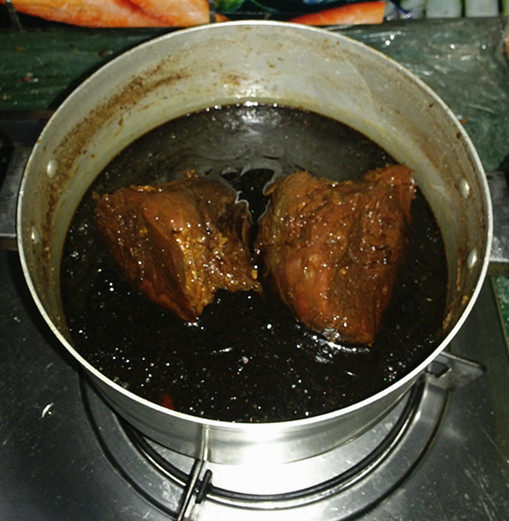 卤干切牛肉步骤17