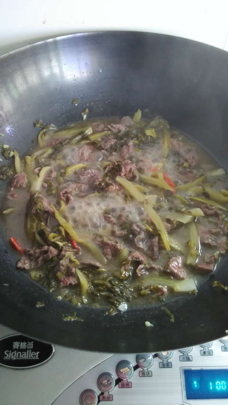 酸辣牛肉片步骤7