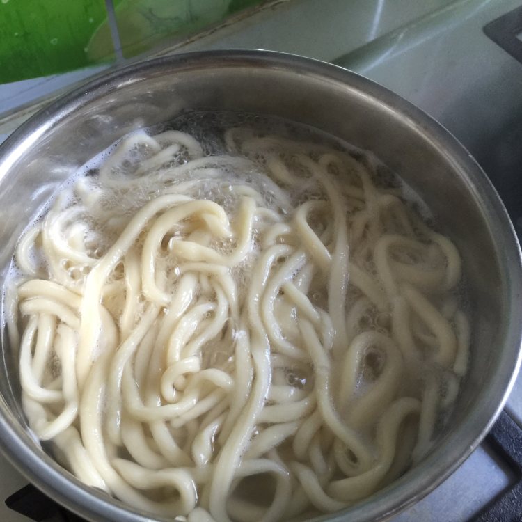 毛白菜拌面步骤14