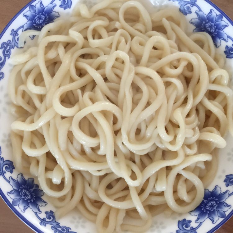 毛白菜拌面步骤15