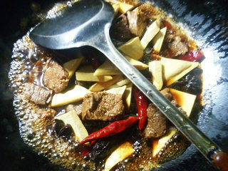 豆腐干烧牛肉步骤14