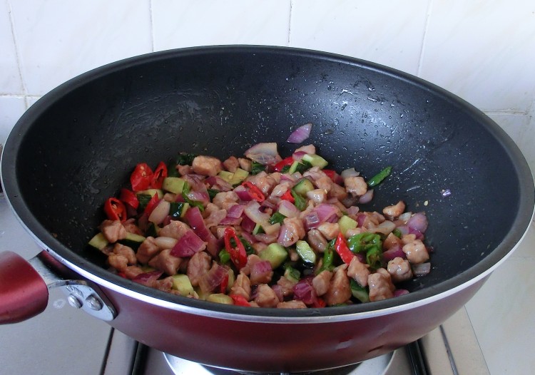 沙茶牛肉丁步骤12