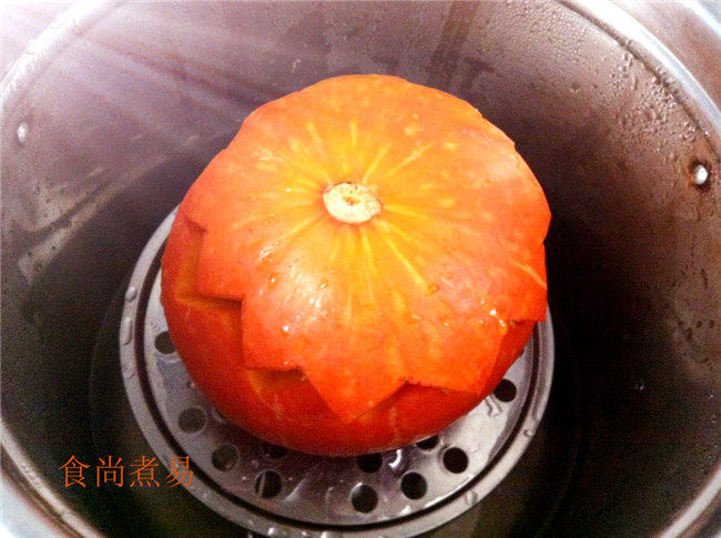 牛肉毛豆南瓜盅步骤7