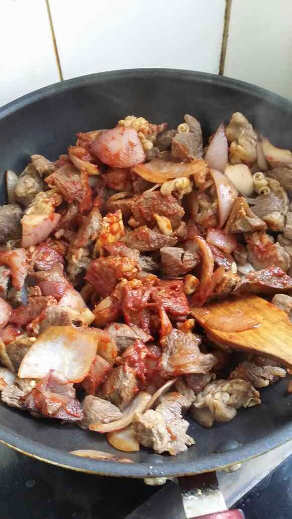 蕃茄牛肉步骤6