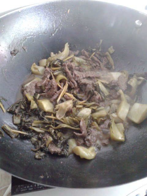 牛肉酸菜步骤6