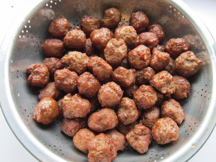 干炸牛肉丸步骤9