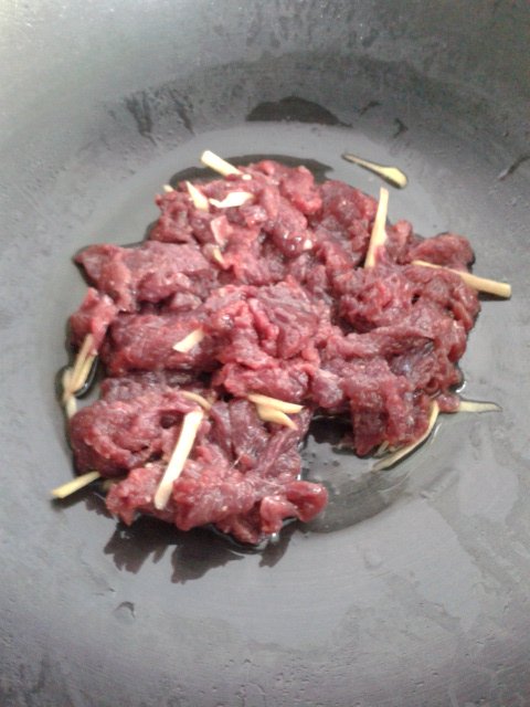 牛肉荷兰豆步骤5