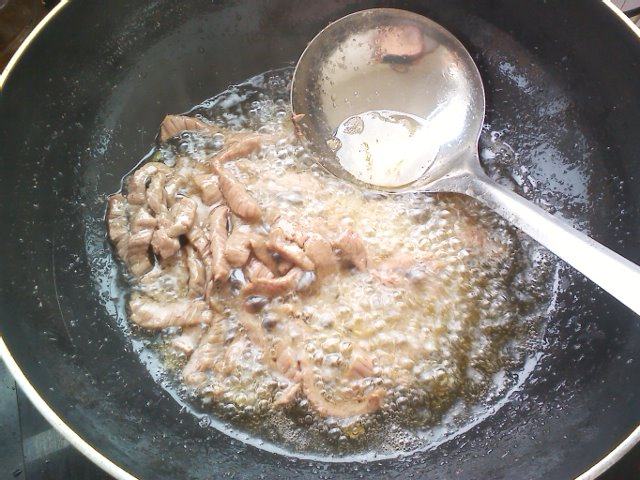 茭白牛肉丝步骤5