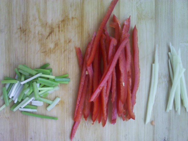 茭白牛肉丝步骤4
