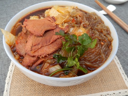 白菜牛肉炖粉条步骤11