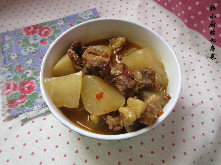 萝卜烧牛肉步骤13