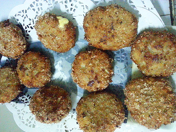 蔬菜配炸肉饼步骤10